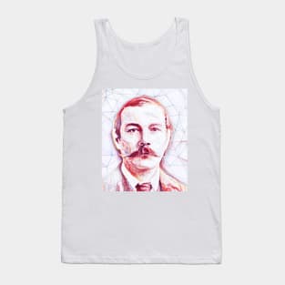 Arthur Conan Doyle Portrait | Arthur Conan Doyle Artwork Tank Top